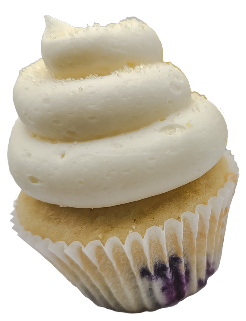 Golden cupcake - Lemon Blueberry Cupcake